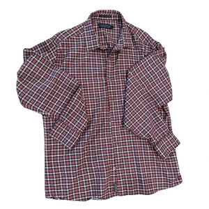 🍷 Fish Hippie Rumfront Plaid Button Down Shirt Men’s L – Long Sleeve‎ 👔